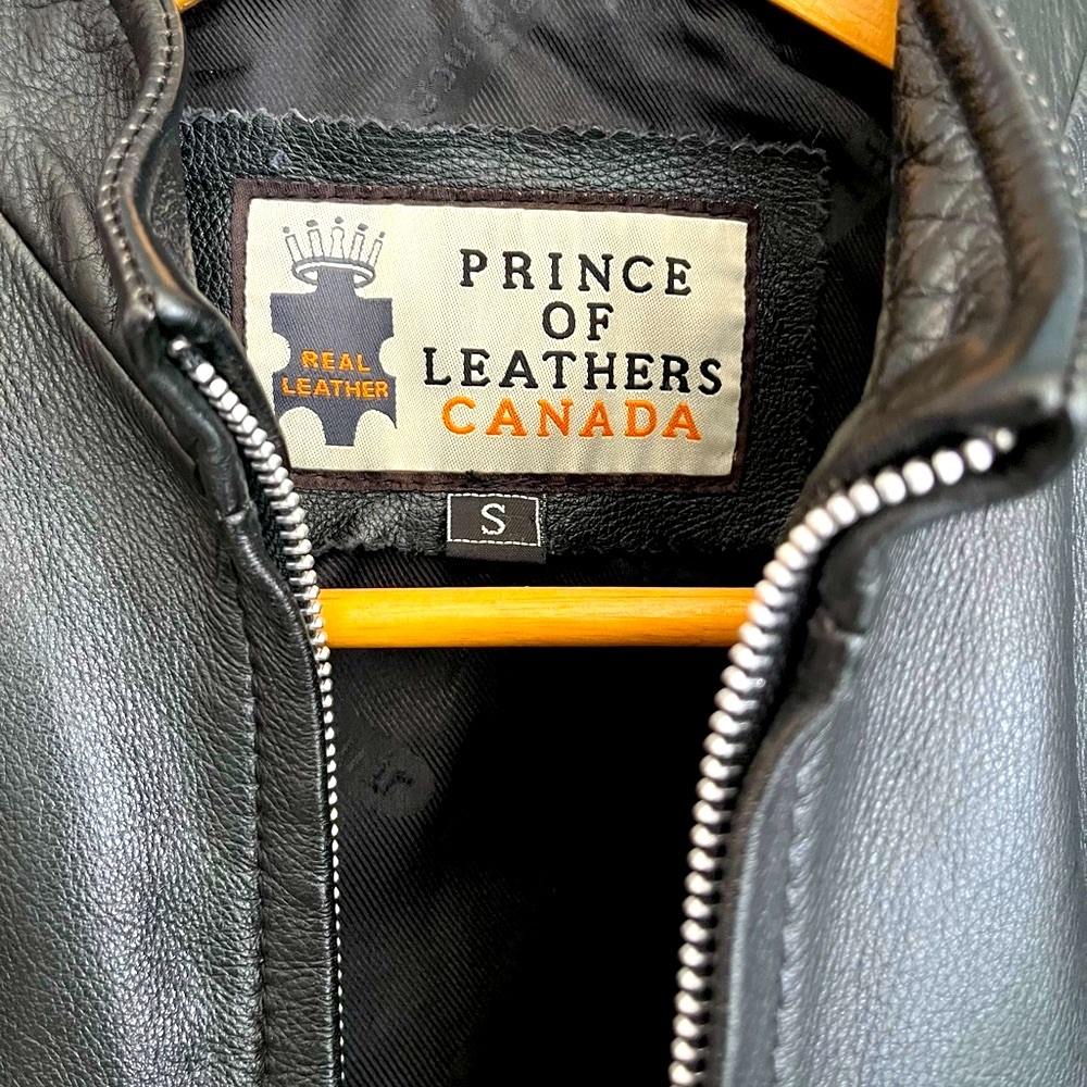 EUC- Genuine leather stylish jacket. - Picture 2 of 5